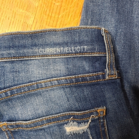 Current Elliott Size 25 The Stiletto Skinny Jeans in Niagra Destroy - Picture 7 of 7